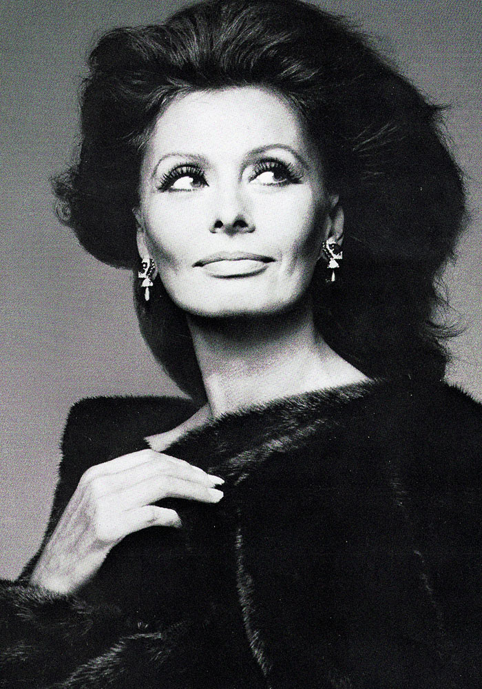Норка: Blackglama, Модель: Sophia Loren, 1982 год